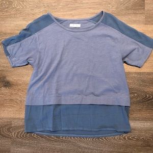 Madewell chambray dolman shirt